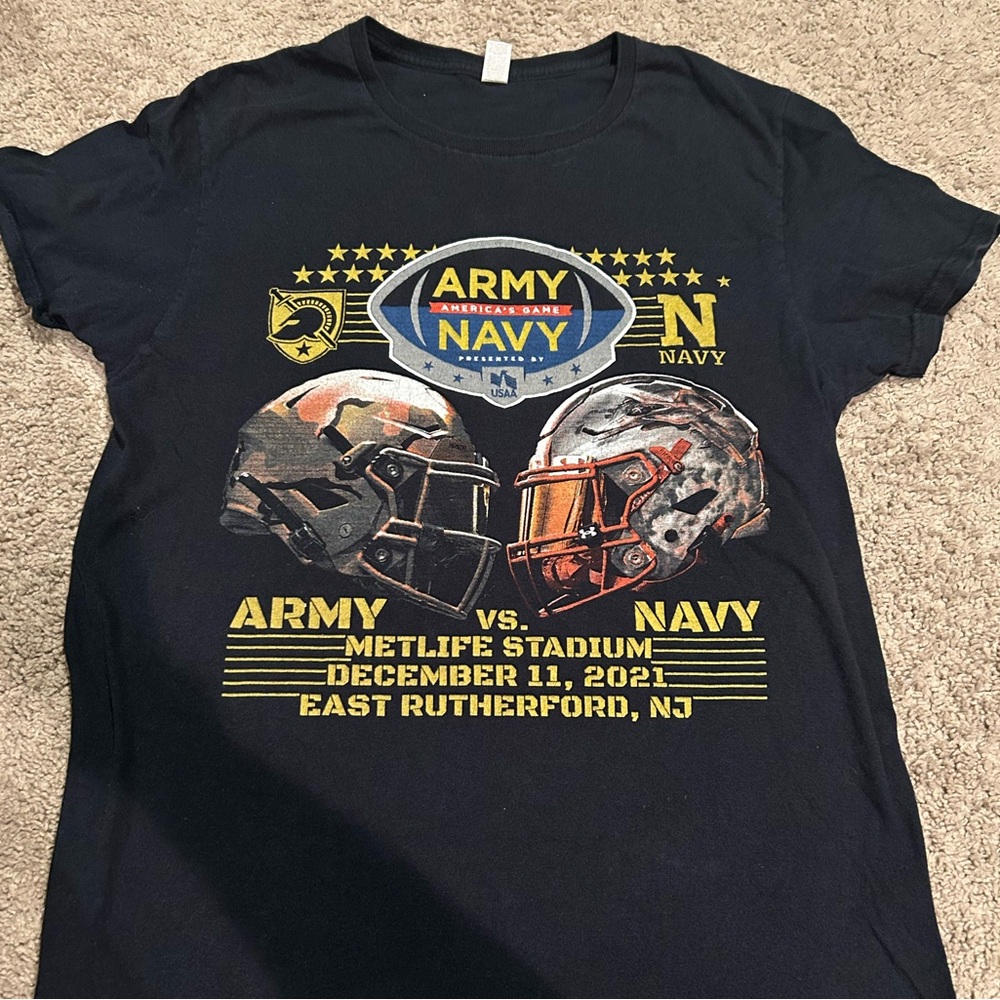 This is a 2021 Army Navy game shirt.